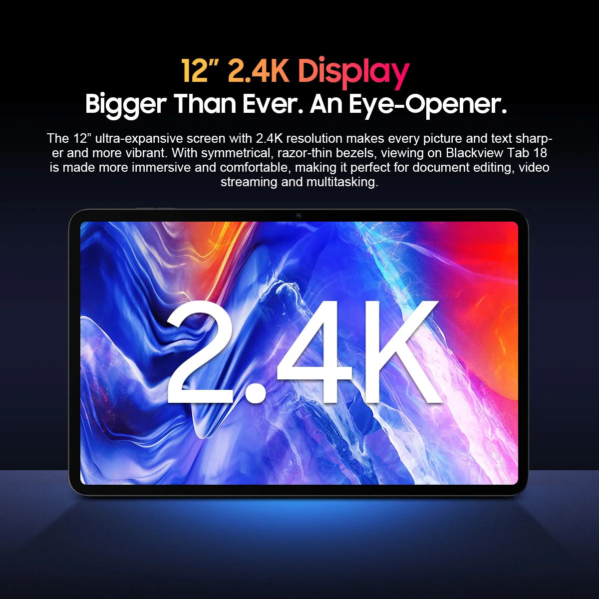 BLACKVIEW Tab 18 12" FHD 4G Android Tablet - 256GB