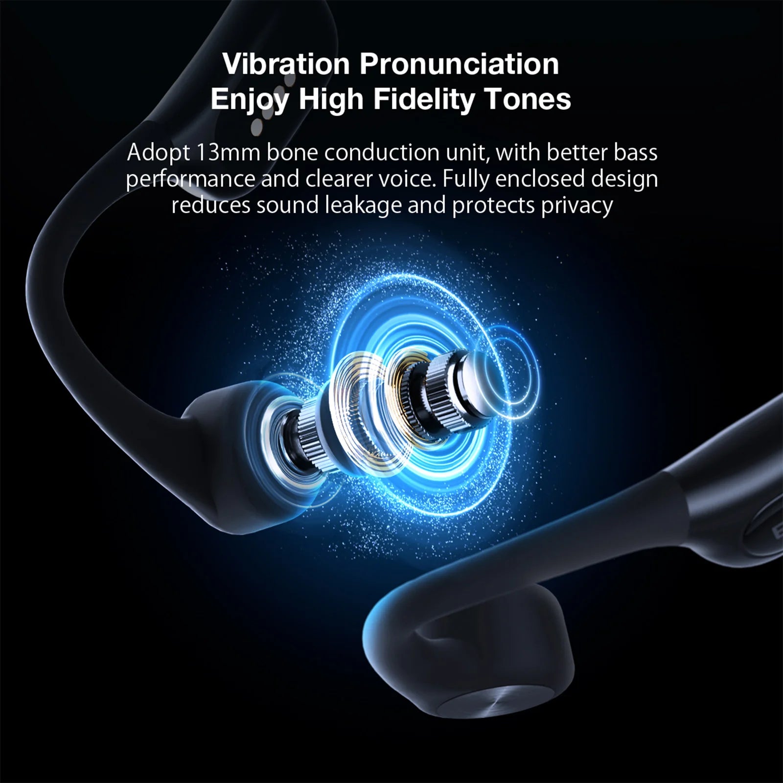 BLITZWOLF BW-BTS9 Bluetooth Wireless Bone Conduction Headphones