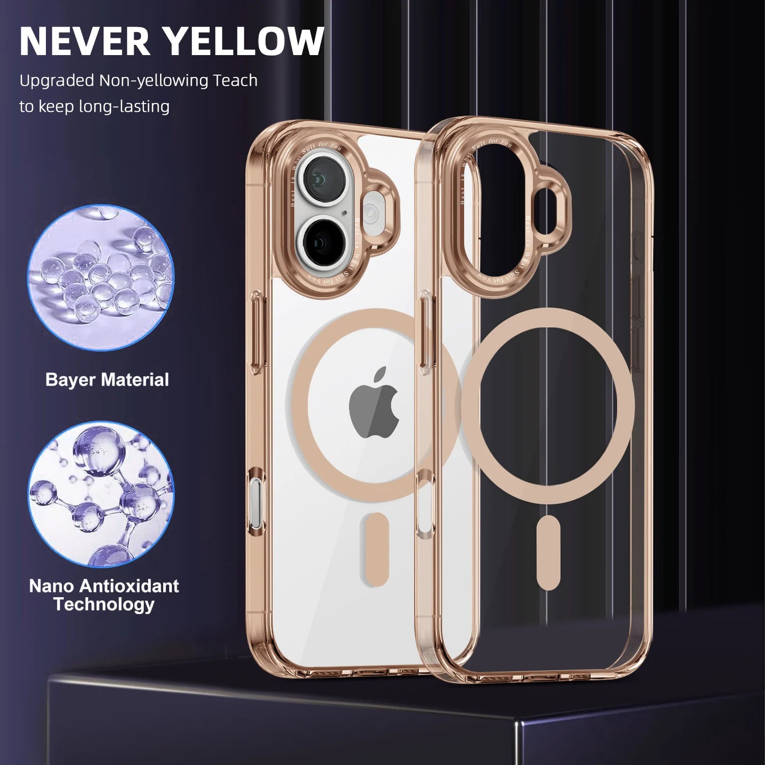 Translucent MagSafe Matte Case for Apple iPhone