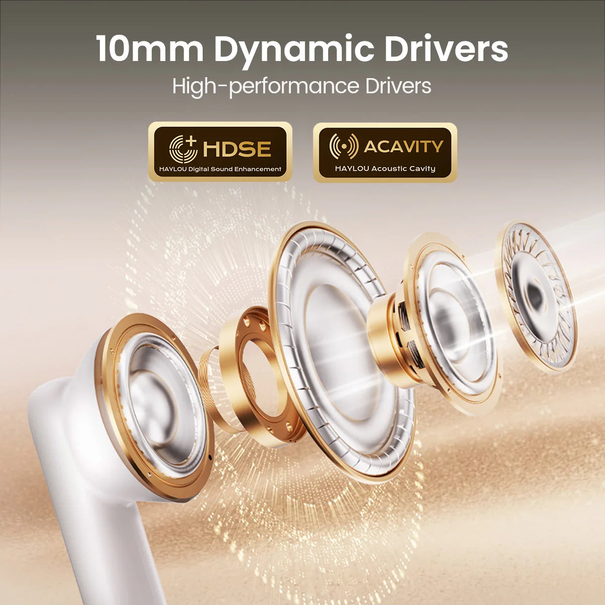 HAYLOU HQ5 ANC Bluetooth Wireless Earphones