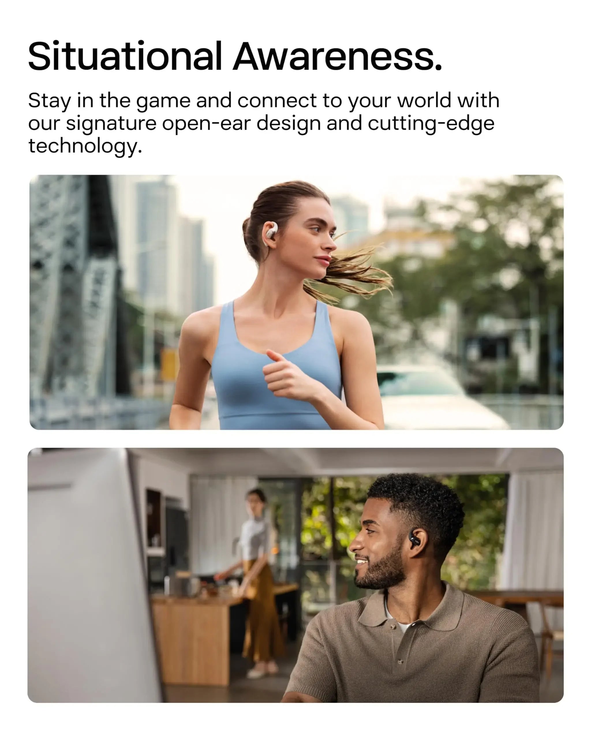 SHOKZ OpenFit 2 Open-Ear Headphones