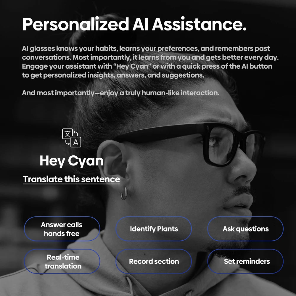 ZEBLAZE Smart Glasses with AI Assistant