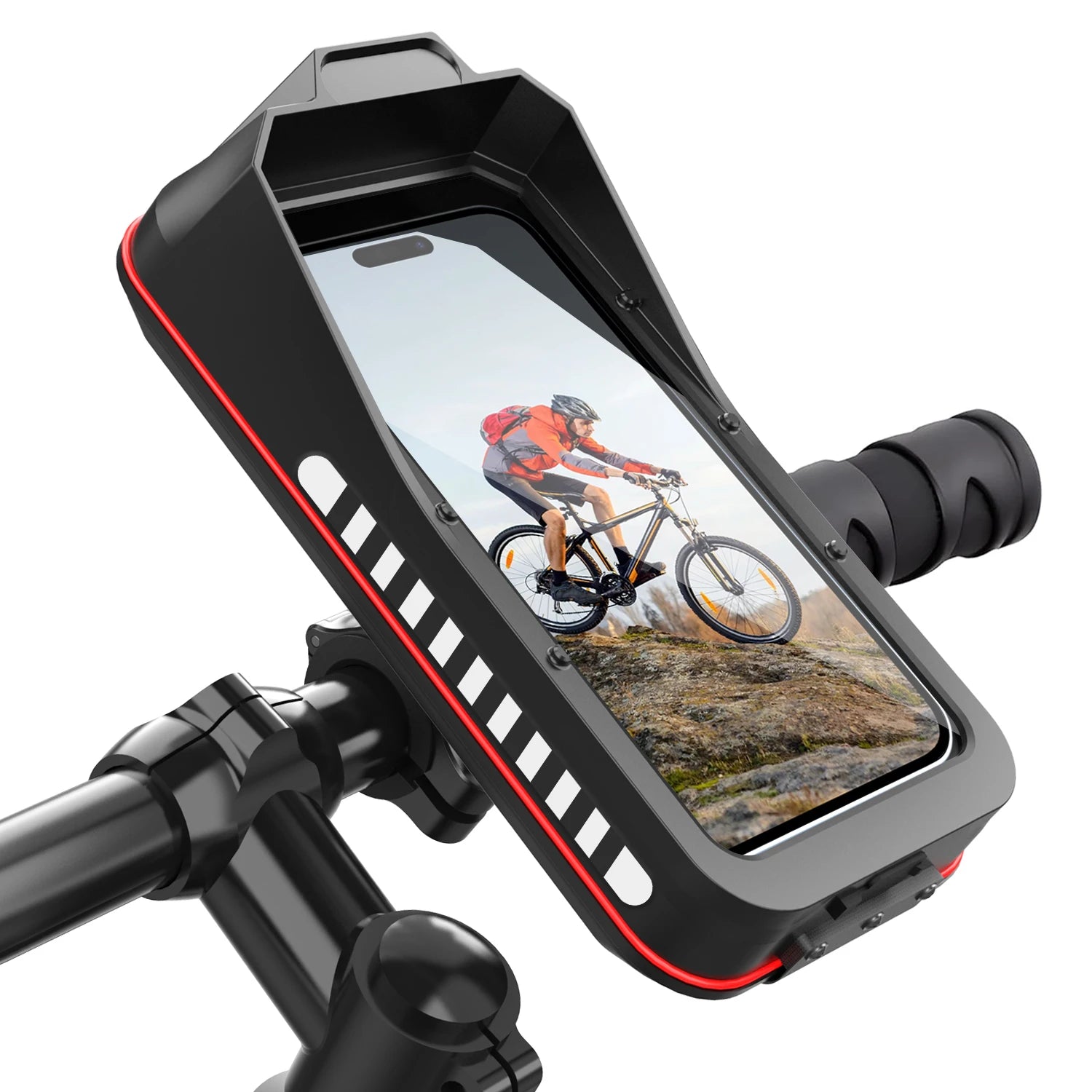 UNTOOM Universal Waterproof Quick Lock Bike Phone Holder