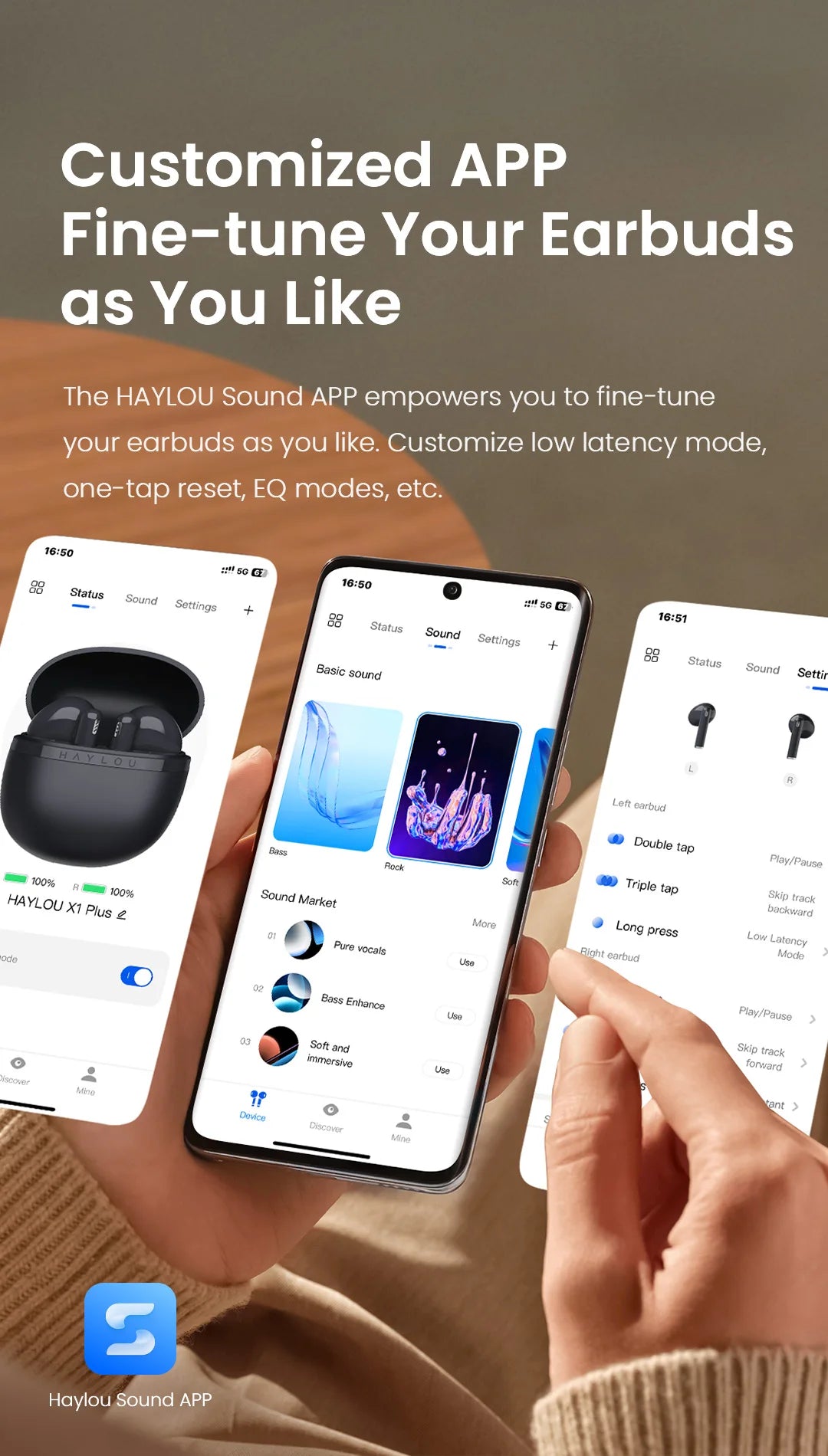 HAYLOU X1 Plus ENC Bluetooth Wireless Earphones