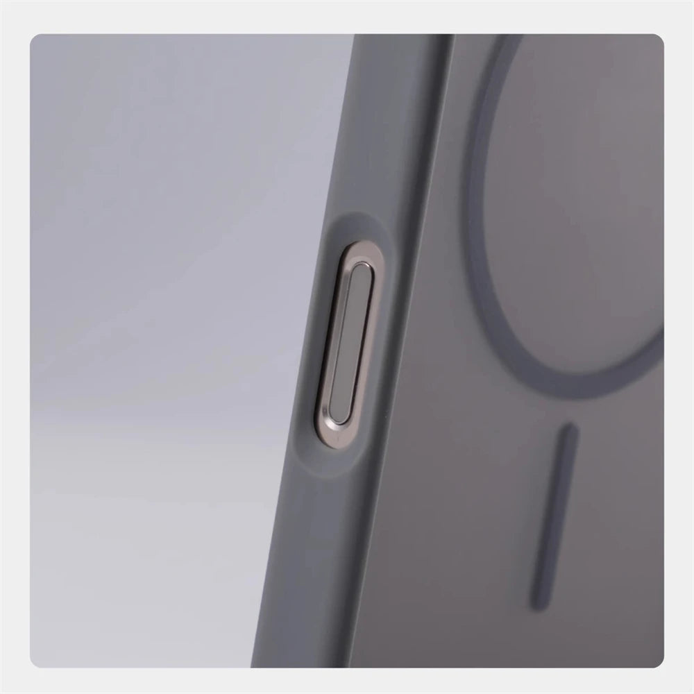 Frosted Translucent Magnetic Case for Apple iPhone