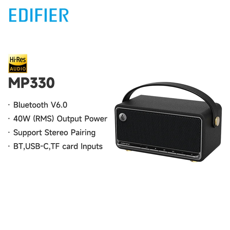 EDIFIER MP330 Tabletop Portable Bluetooth Wireless Speaker
