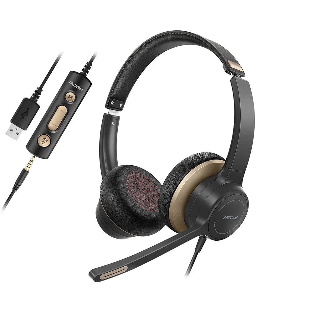 MPOW HC6 Wired Business Headset