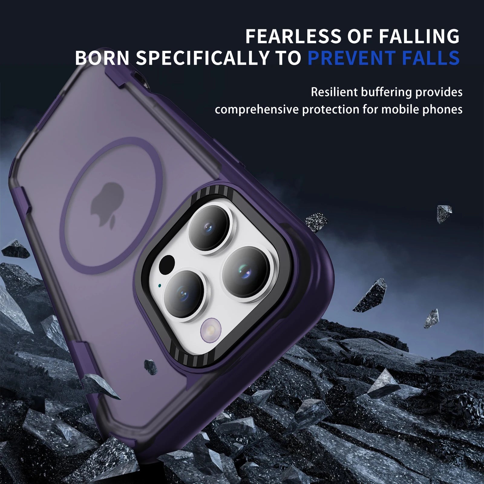 MagSafe Shockproof Rugged Armor Case for iPhone