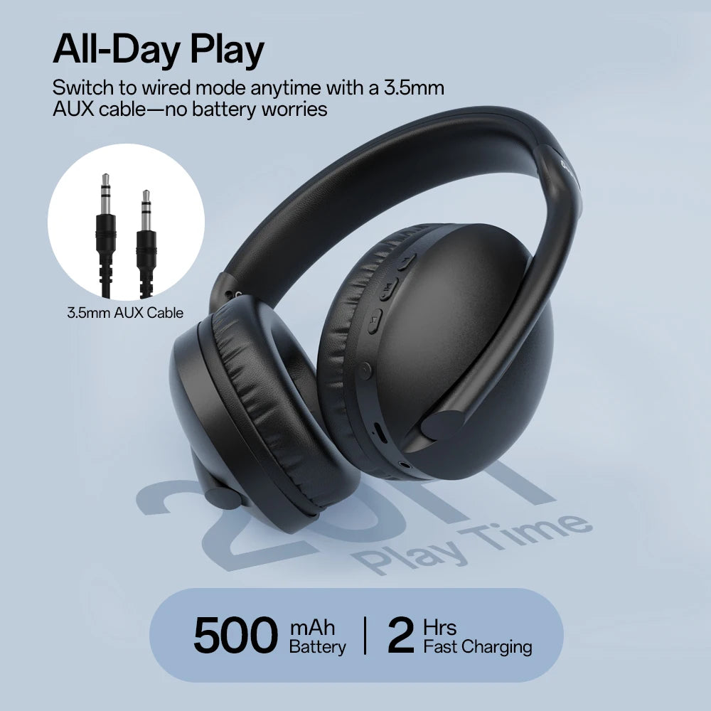 ONEODIO SuperEQ S6001 Bluetooth Wireless Headphones