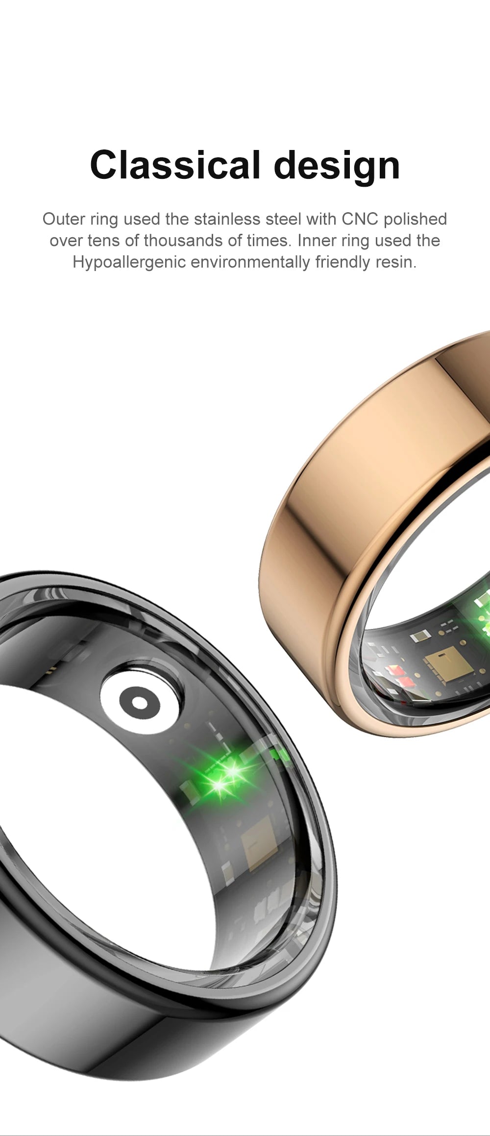 COLMI R02 a smart ring with IP68 certification COLMI R02 a smart ring with IP68 certification