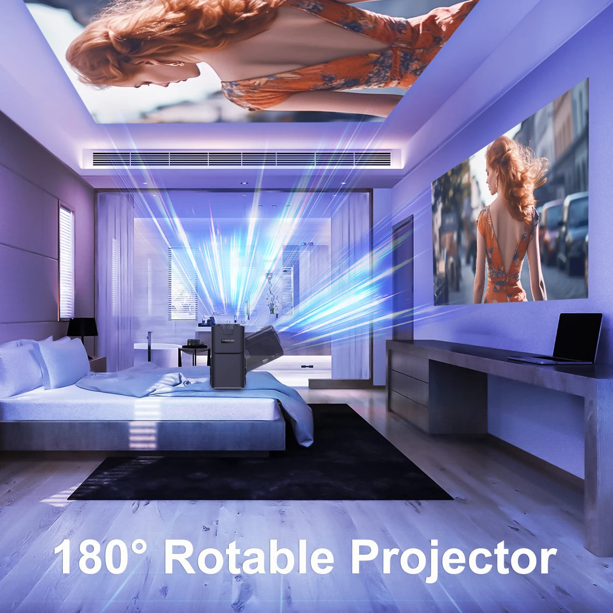 MAGCUBIC HY320 Portable Home Cinema Projector