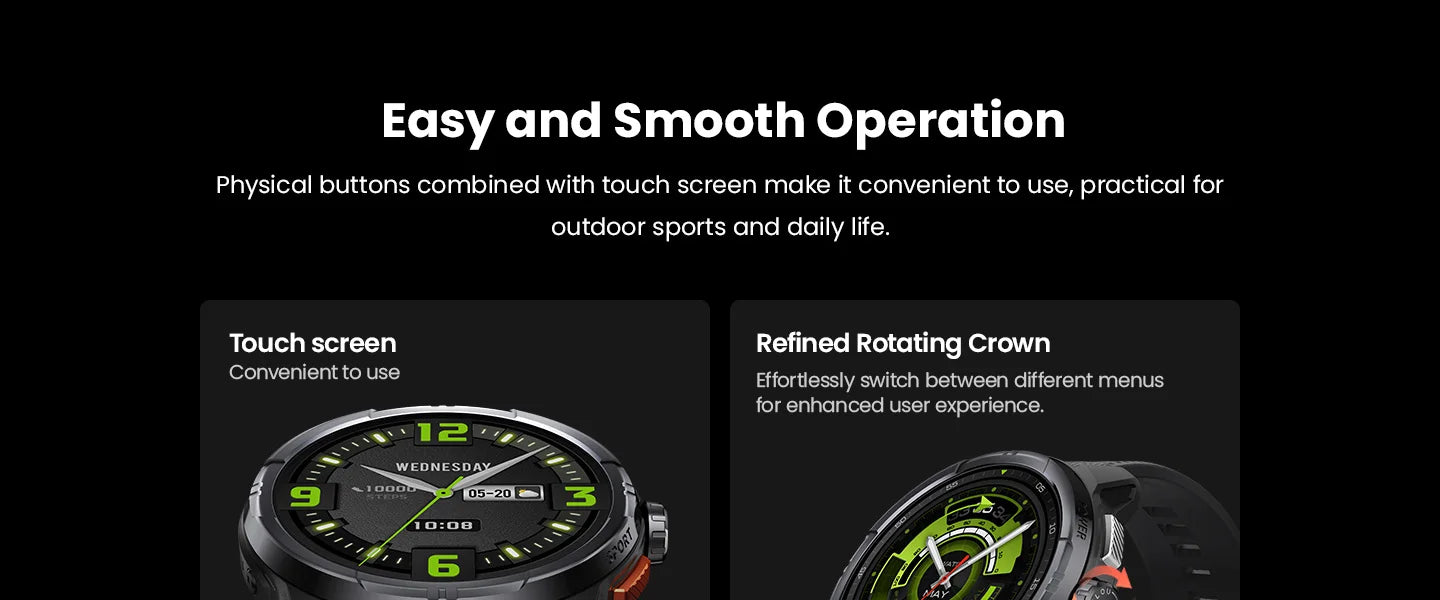 HAYLOU Solar Ultra 1.60" AMOLED GPS Smart Watch
