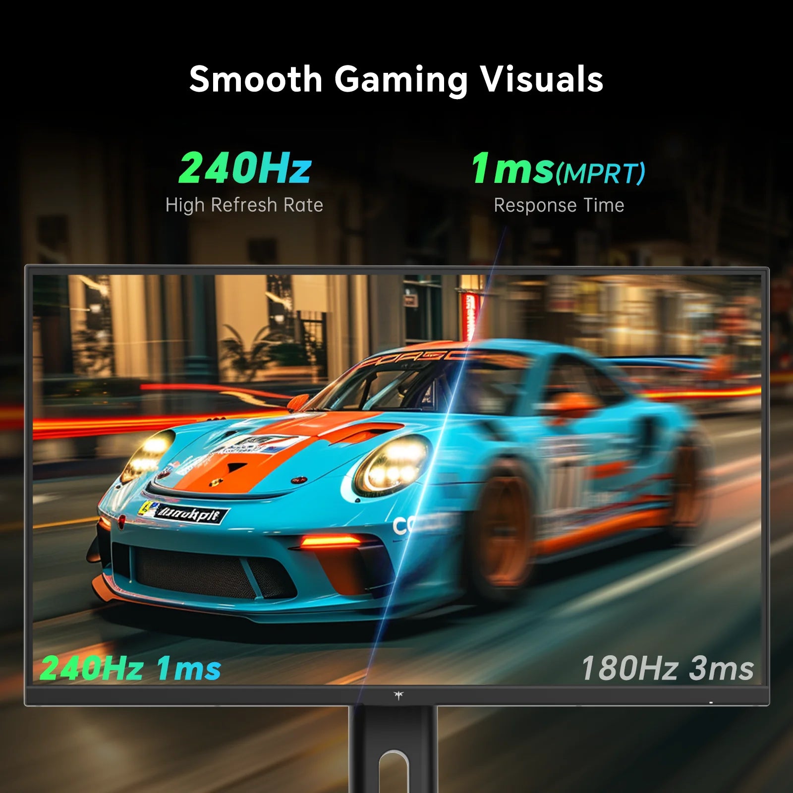 KTC 27" 240Hz 1080p FHD Gaming Monitor - Black