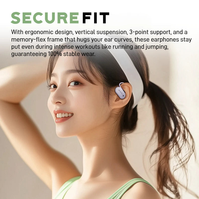 SANSUI W15 Bluetooth Wireless Open Ear Headphones