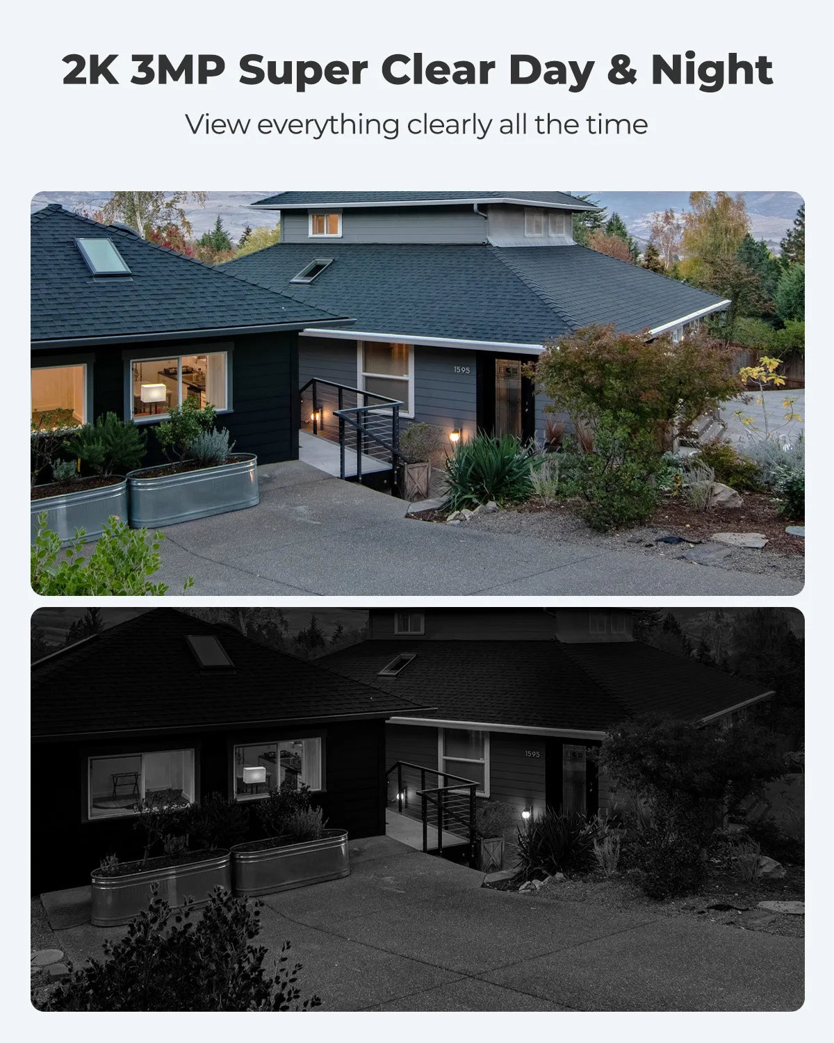REOLINK Argus Series 3MP Solar Powered Smart Home Security Camera