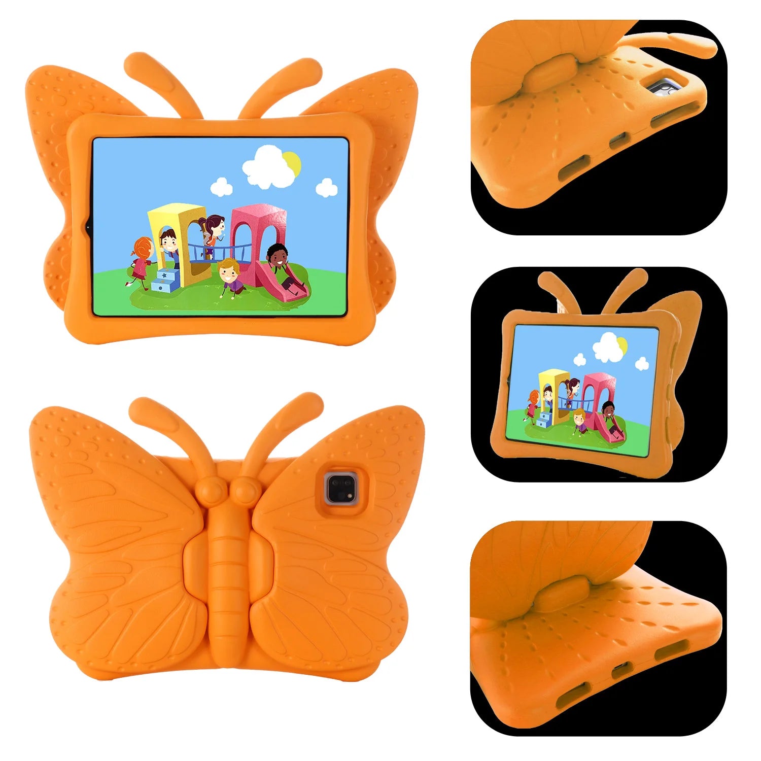 Butterfly Shockproof and Protective iPad Case for Kids