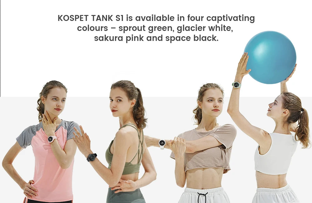KOSPET Tank S1 1.30" AMOLED Smart Watch