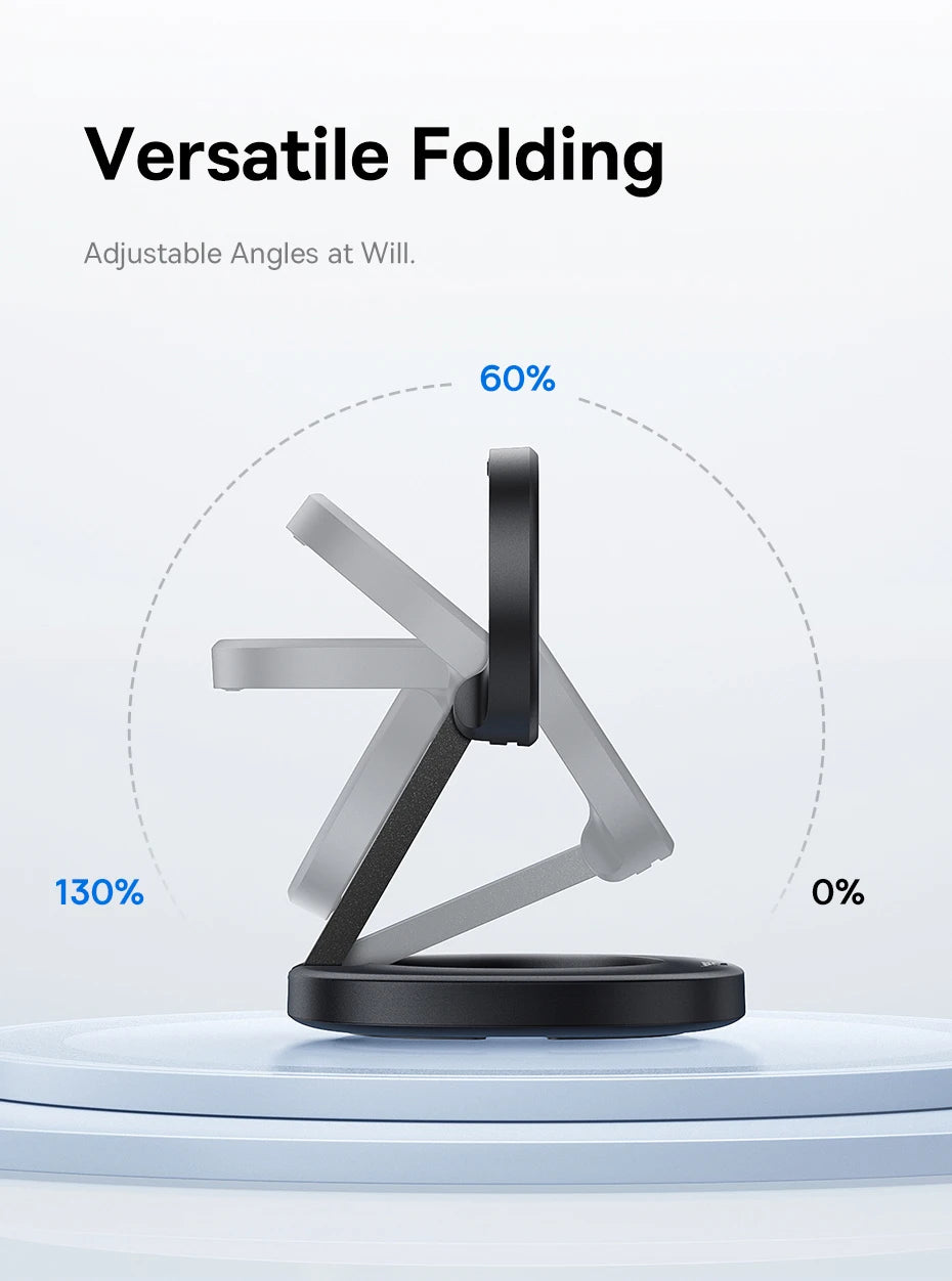 BASEUS Enerfill Qi2 Foldable Wireless Charger Stand