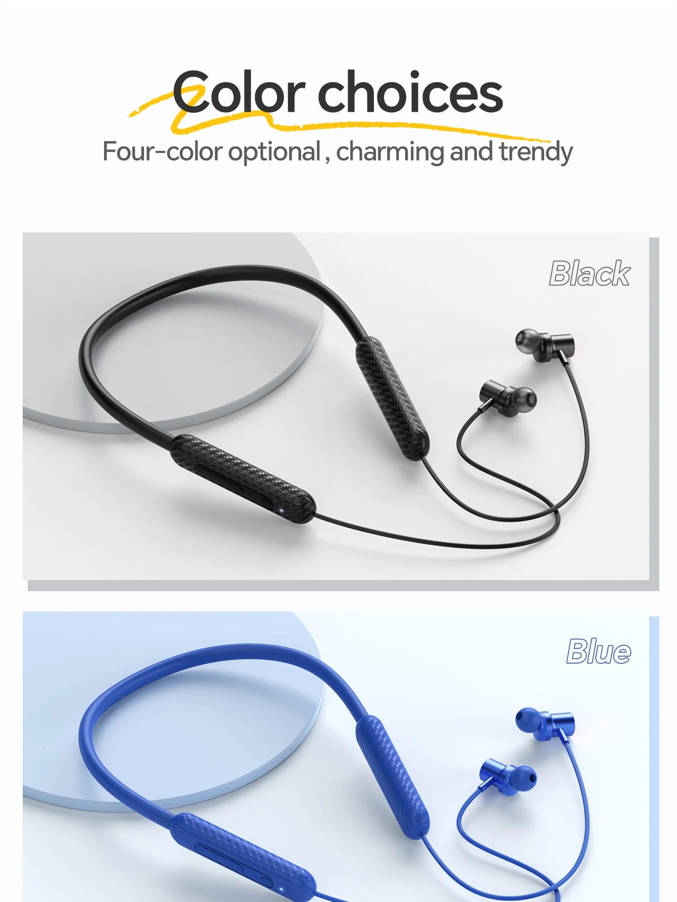 HOCO ES70 Neckband Bluetooth Wireless Earbuds
