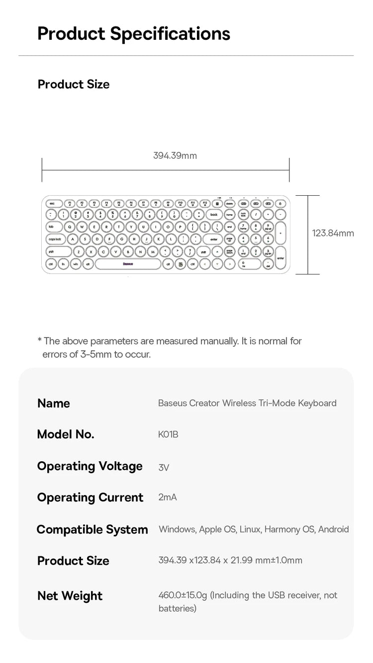 wireless and bluetooth keyboard​

