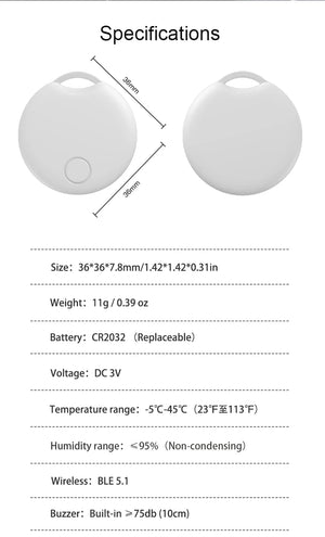 RSH MFi smart bluetooth tracker​ 