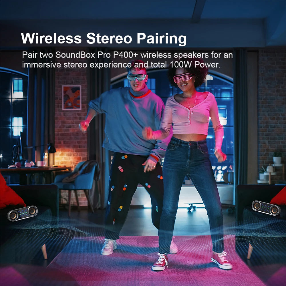 DOSS SoundBox Pro+ P400 Portable Bluetooth Wireless Speaker