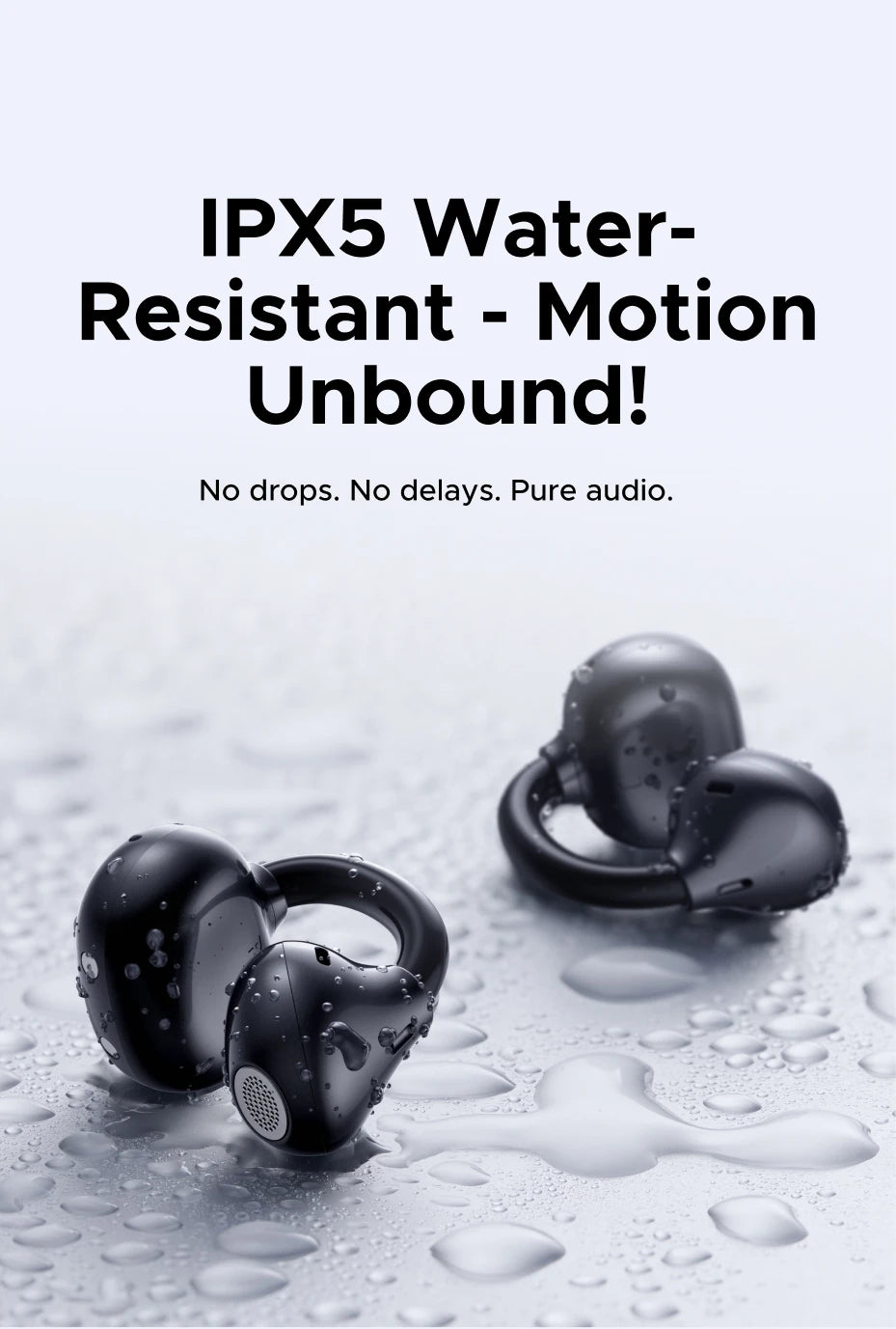 UGREEN ClipBuds Bluetooth Wireless Open Ear Headphones
