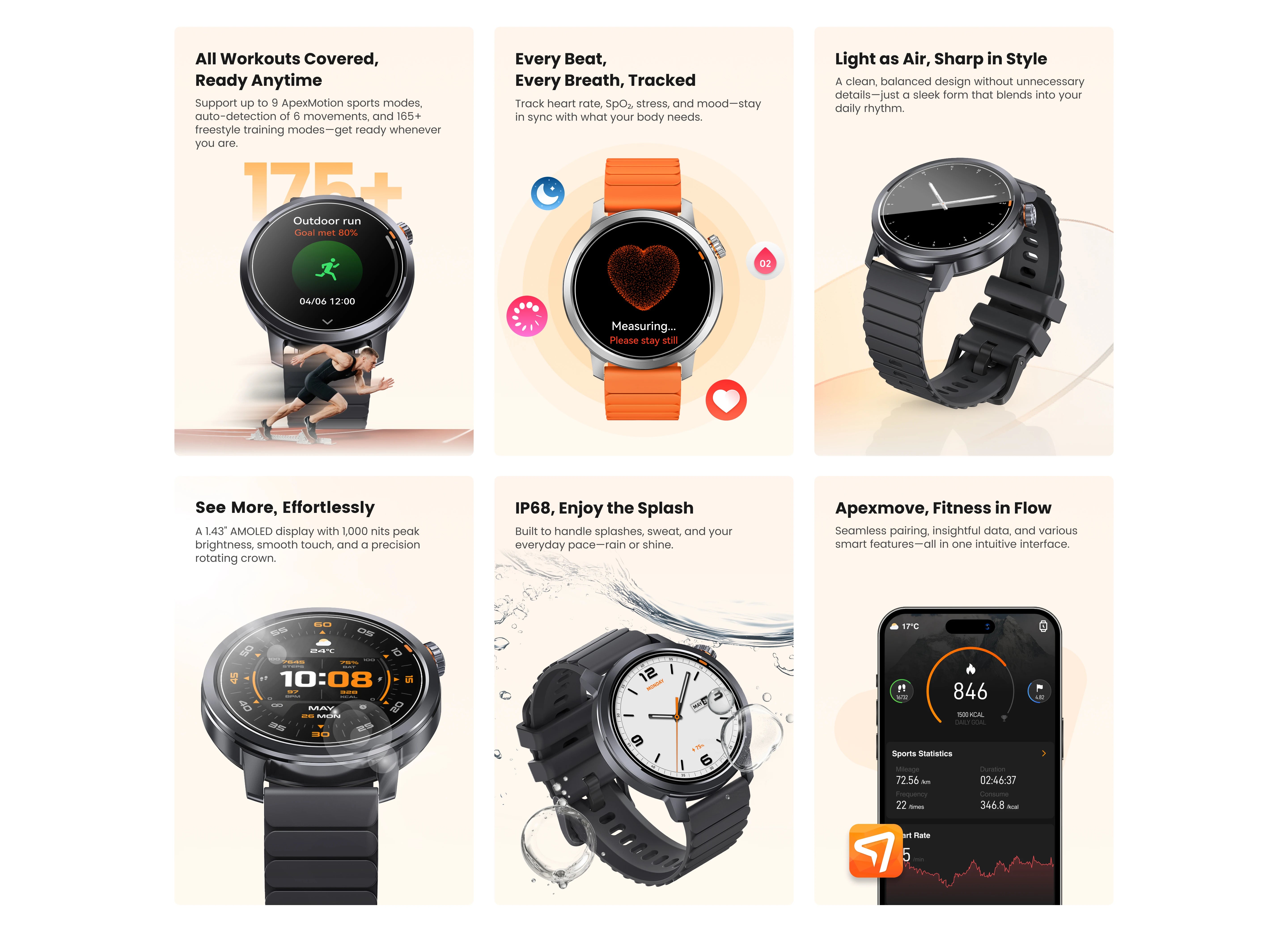KOSPET Orb 1.43" AMOLED Smart Watch