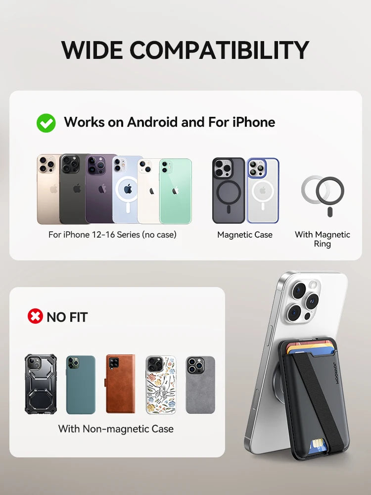 JOYROOM MagSafe® Wallet and Stand for Apple iPhone