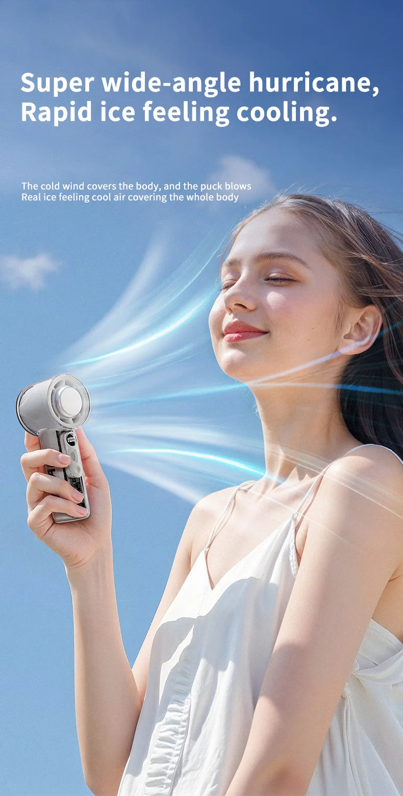 KINSCOTER Q4 Rechargeable Portable Handheld Fan