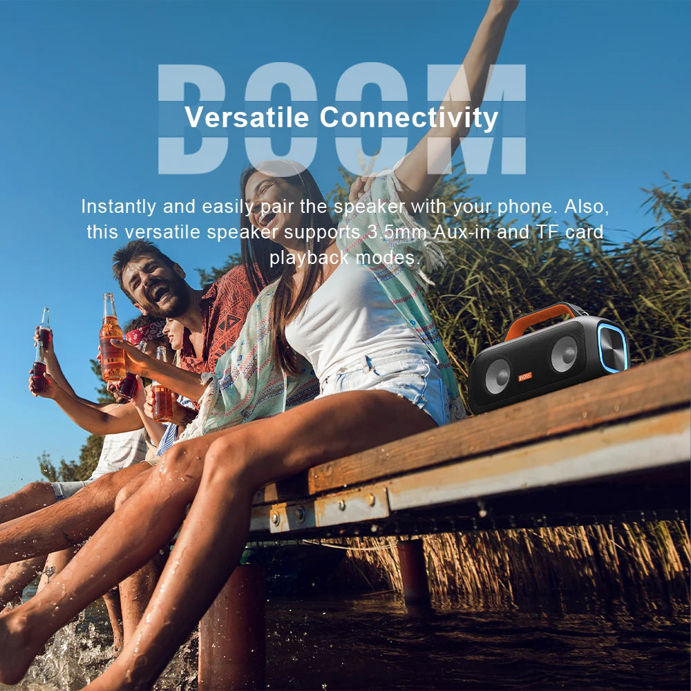 DOSS Extreme Boom S Portable Bluetooth Wireless Speaker