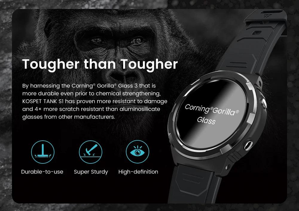 KOSPET Tank S1 1.30" AMOLED Smart Watch