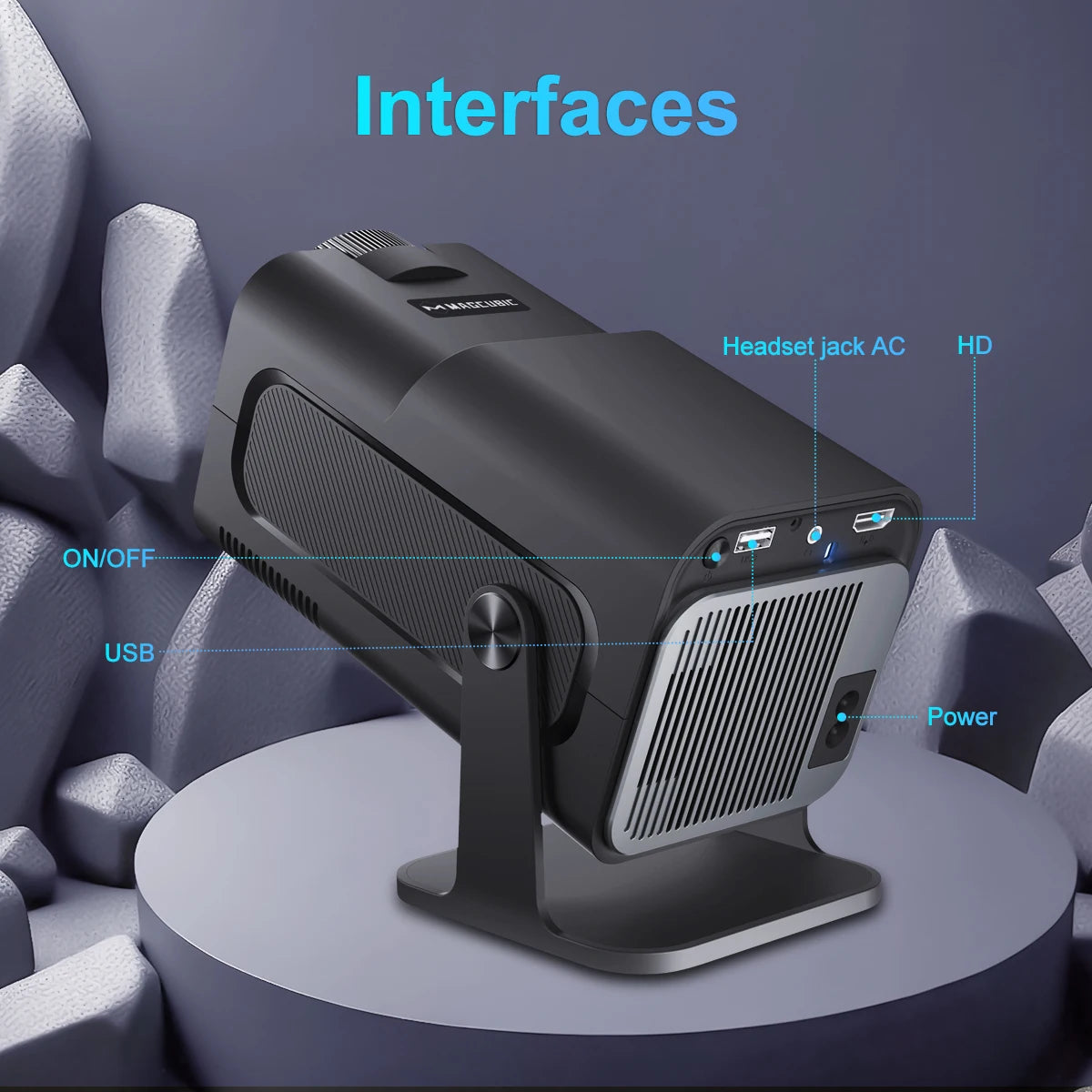 MAGCUBIC HY320 Portable Home Cinema Projector