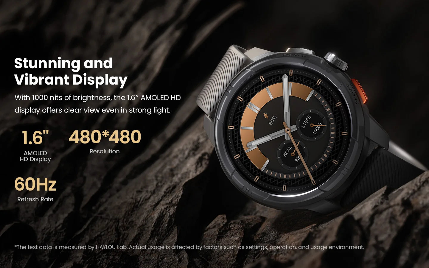 HAYLOU Solar Ultra 1.60" AMOLED GPS Smart Watch