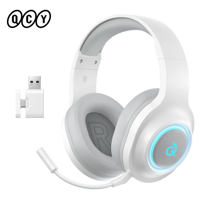 QCY Heroad V200 RGB Bluetooth Wireless Gaming Headphones
