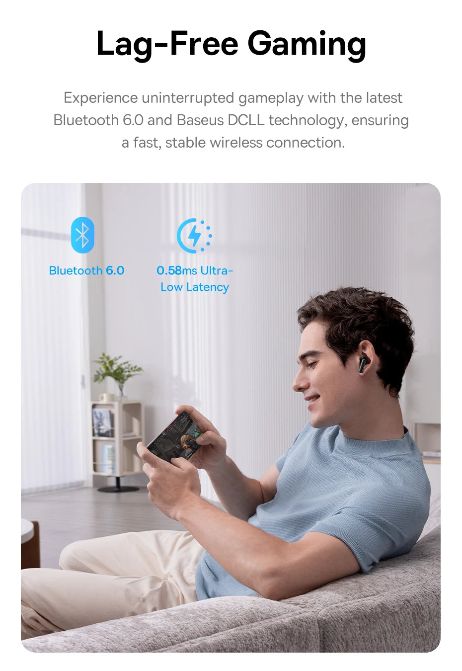 BASEUS Bass EP10 Pro ANC Bluetooth Wireless Earphones
