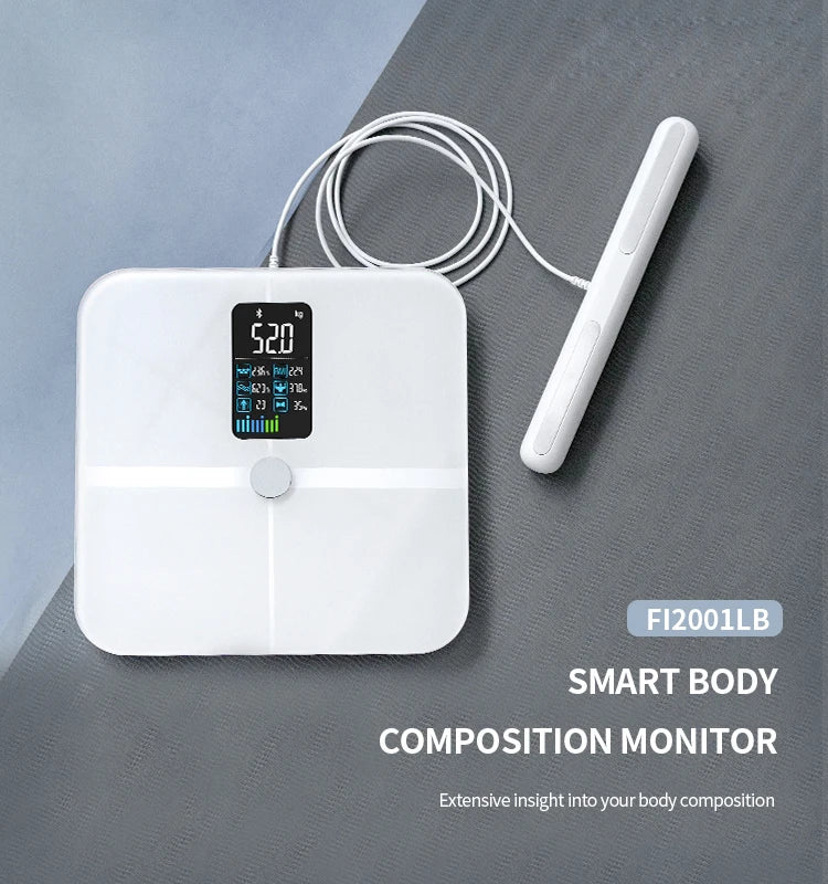 FITDAYS FI2001LB Bluetooth Smart Body Scales - White