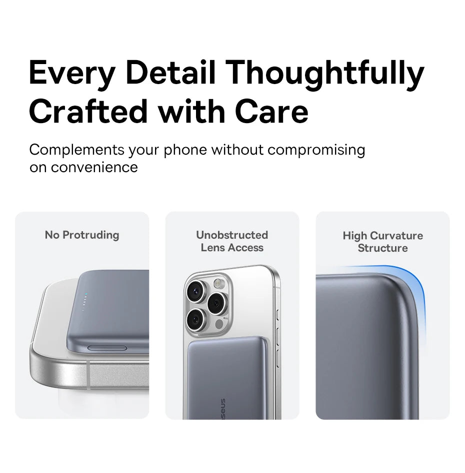 BASEUS PicoGo AM41 5000mAh Magnetic Portable Charger and Power Bank