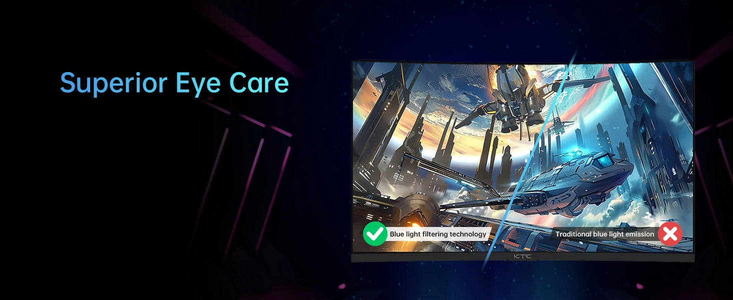 KTC 32" 240Hz FHD Curved Gaming Monitor - Black