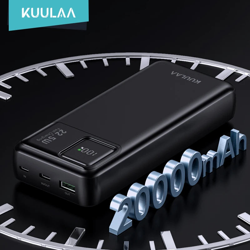 KUULAA 22.5W 20000mAh Fast Charging Portable Charger and Power Bank