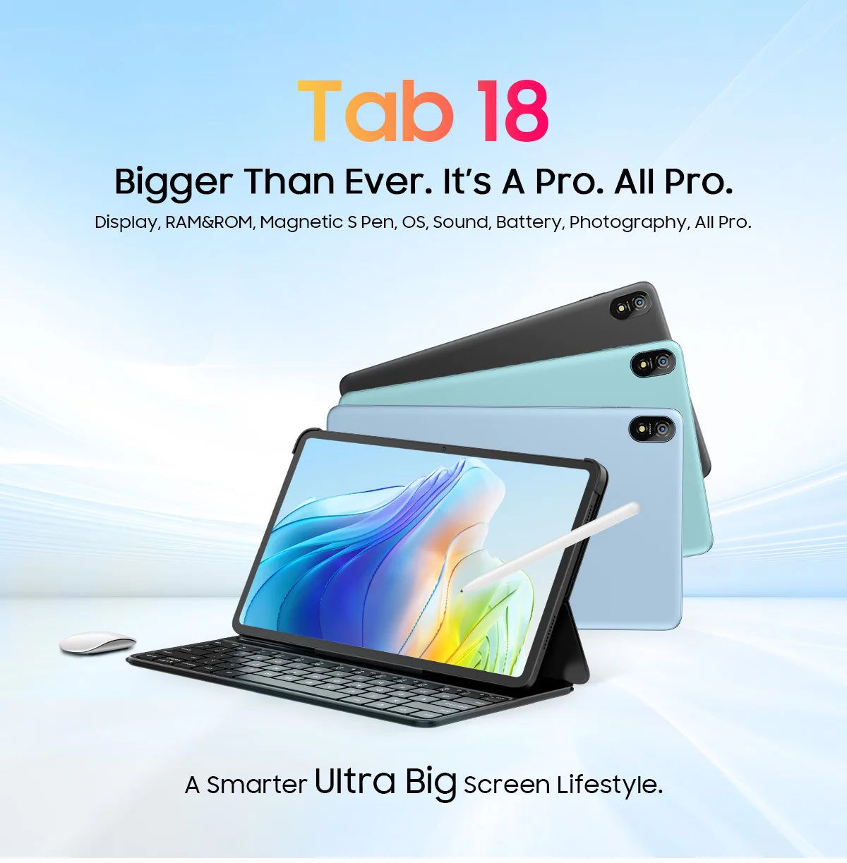 BLACKVIEW Tab 18 12" FHD 4G Android Tablet - 256GB