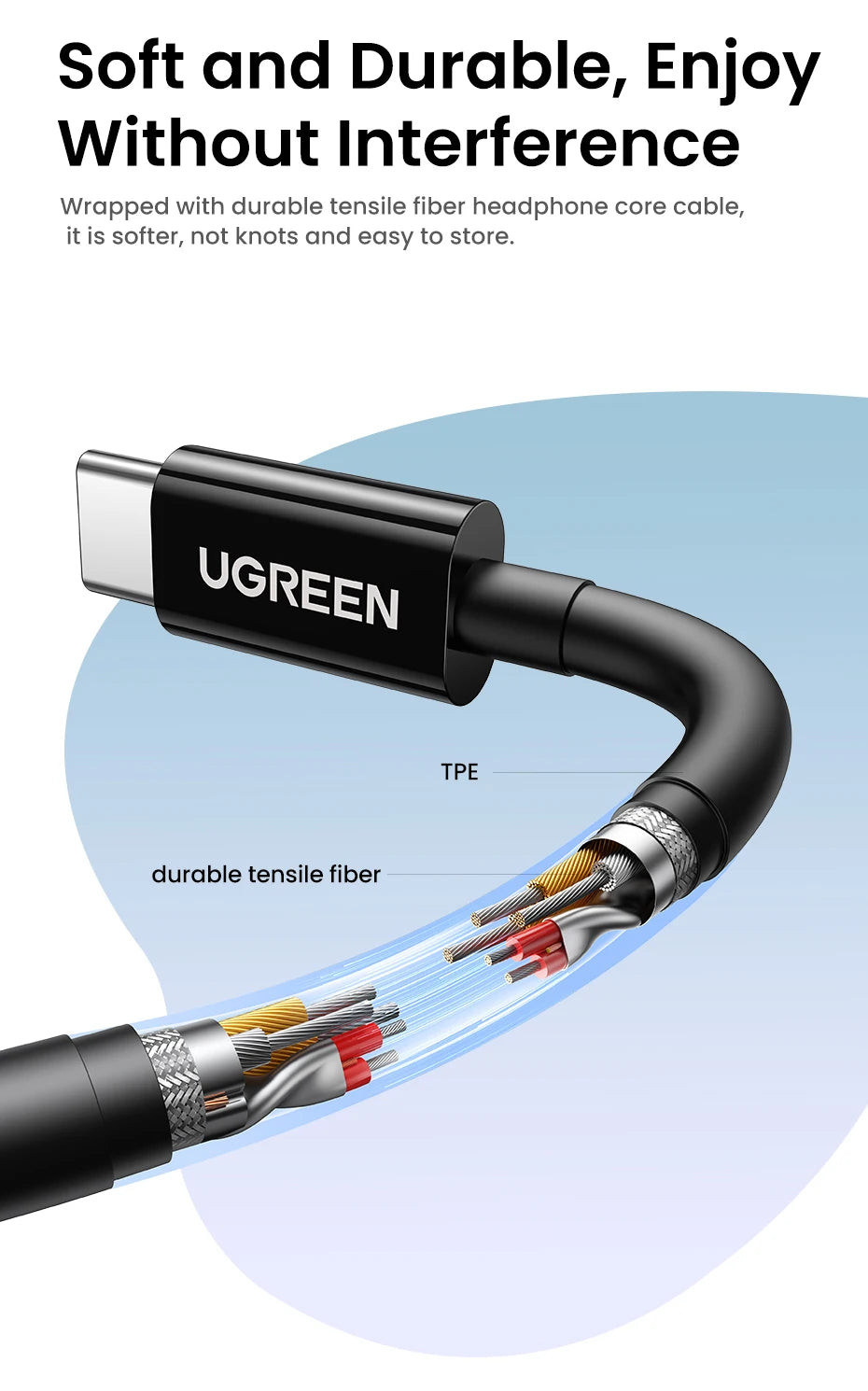 UGREEN EP106 Semi In-Ear Wired Earphones