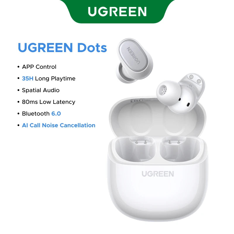 UGREEN Dots Bluetooth Wireless Earbuds