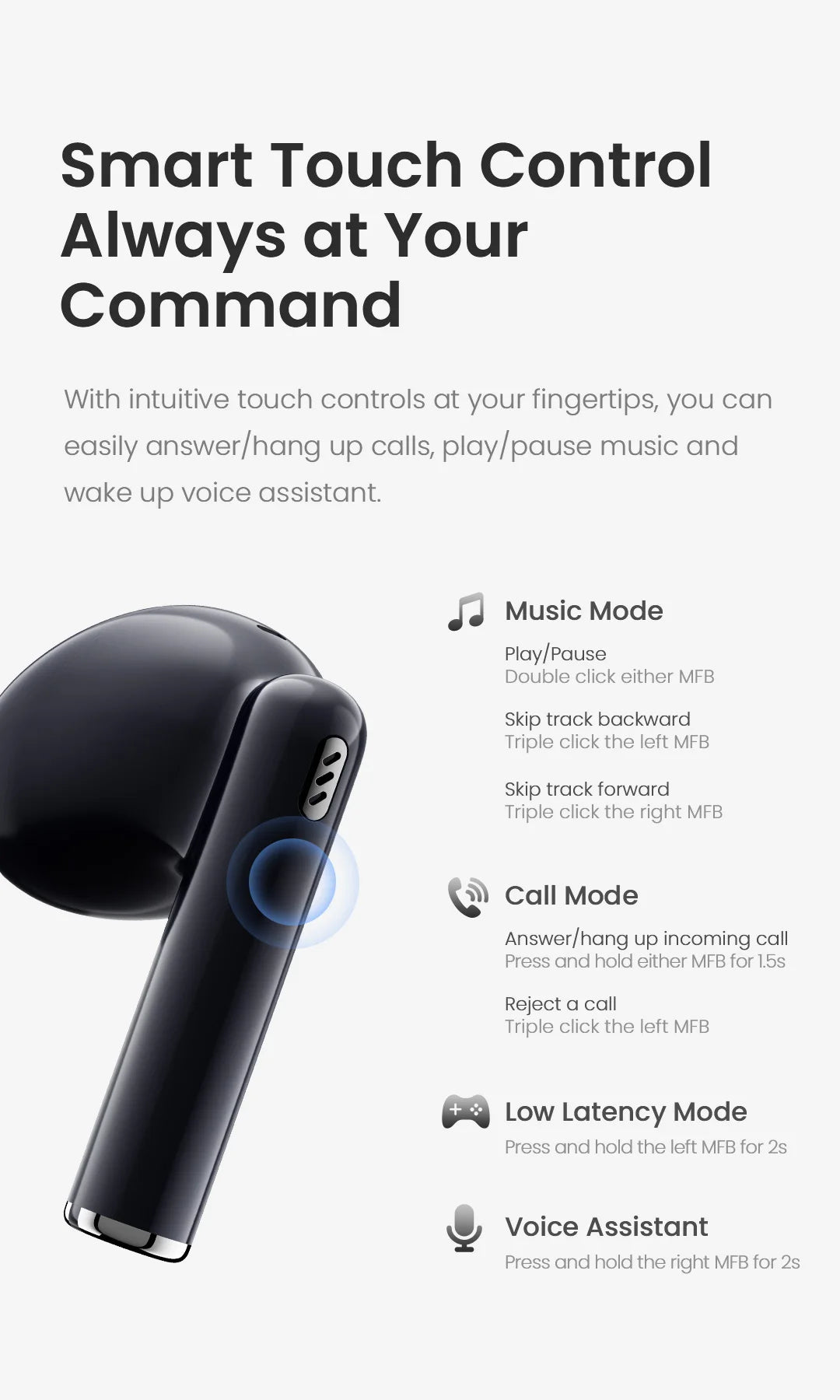 HAYLOU X1 Plus ENC Bluetooth Wireless Earphones
