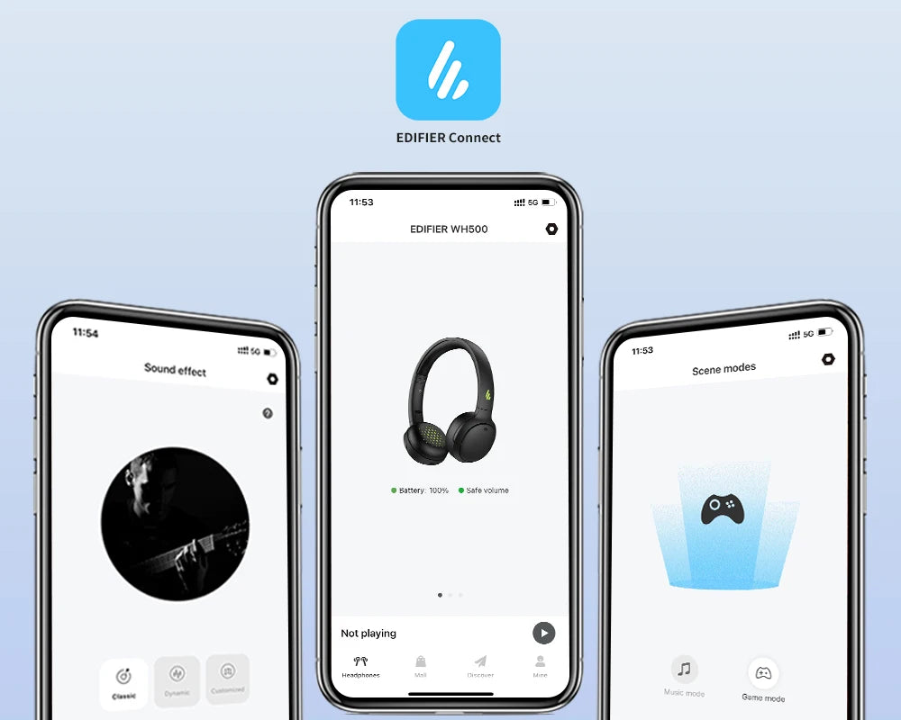 EDIFIER WH500 Bluetooth Wireless Headphones