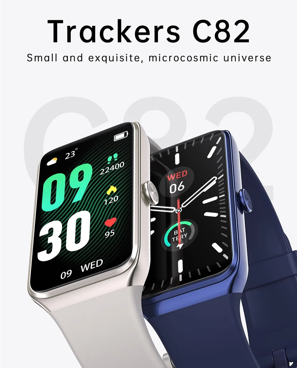 EFFEOKKI C82 Smart Fitness Tracker