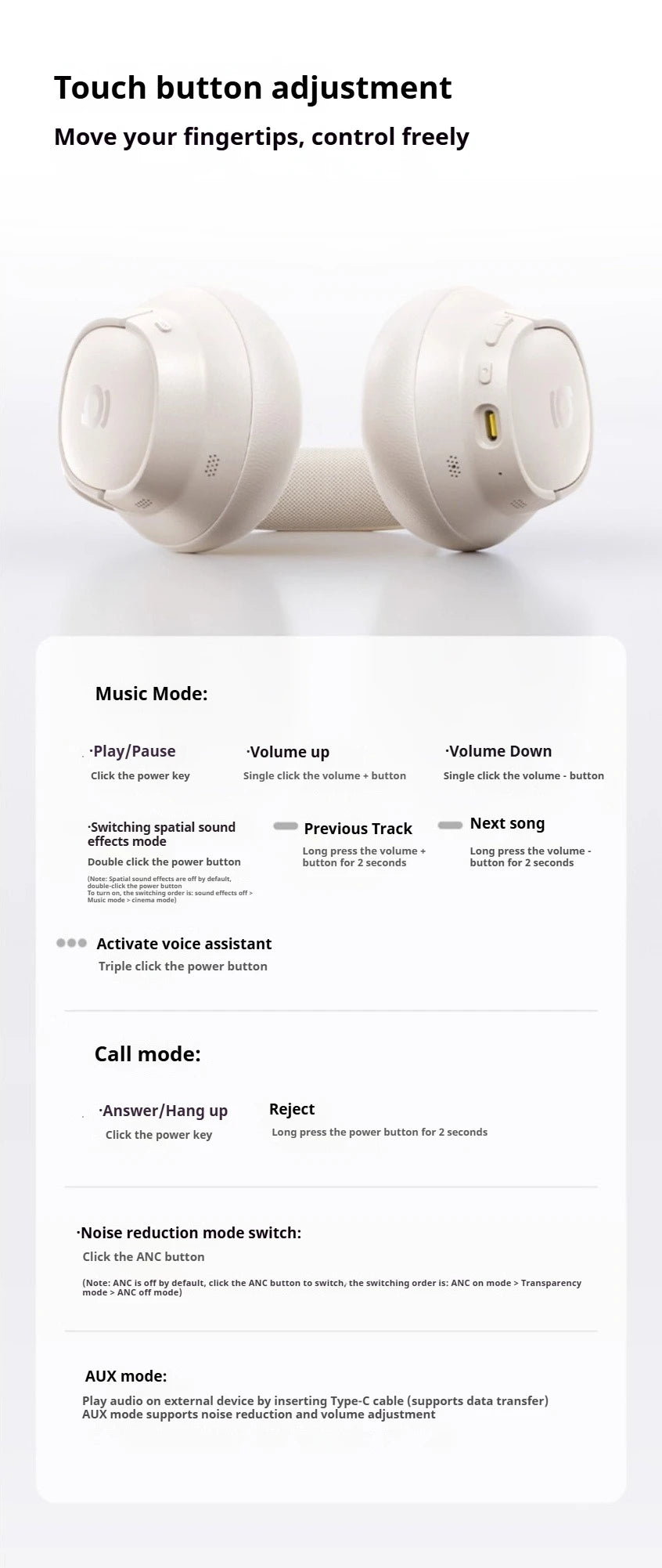 BASEUS BH1 NC ANC Bluetooth Wireless Headphones