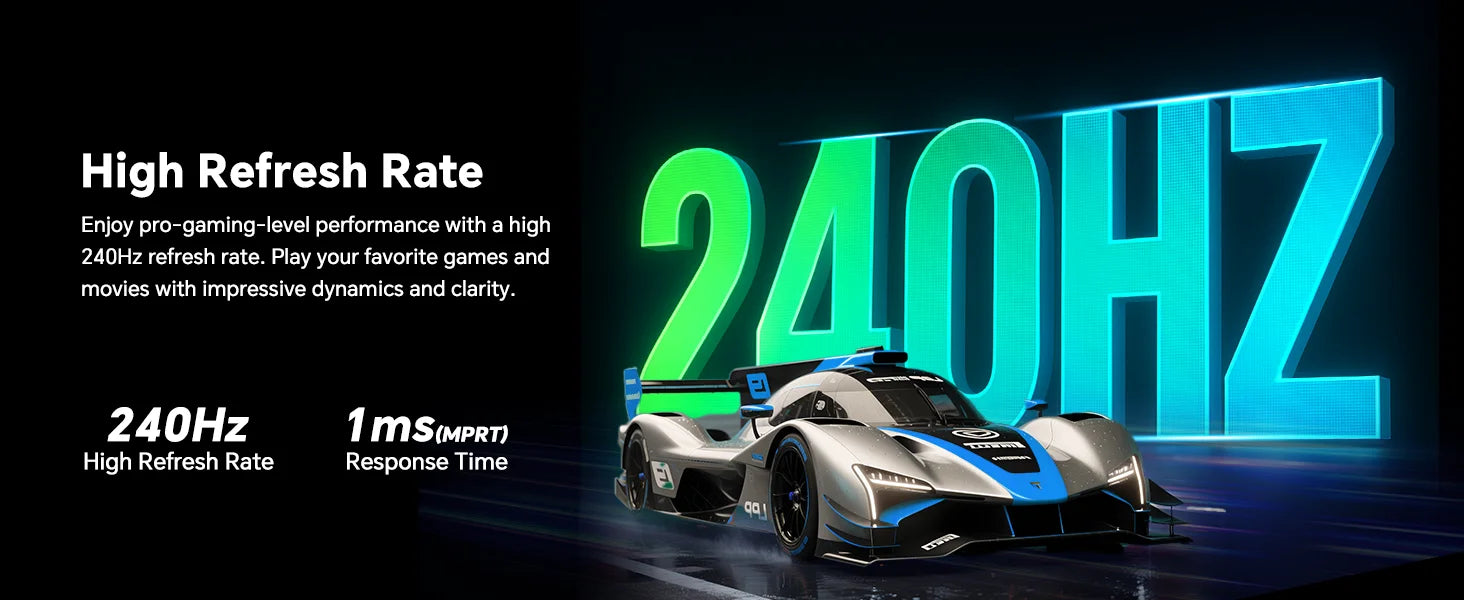 KTC 27" 240Hz 1080p FHD Gaming Monitor - Black