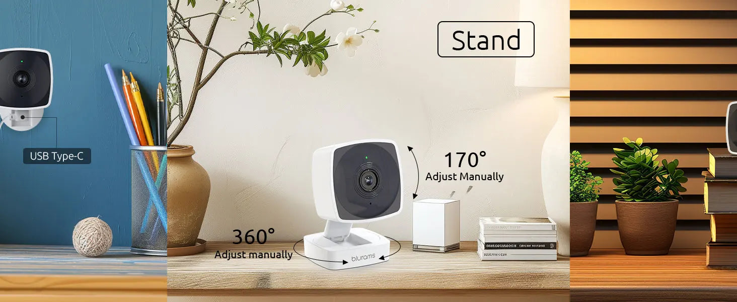 BLURAMS A12S FoleVue Cam 3MP Indoor Smart Home Security Camera