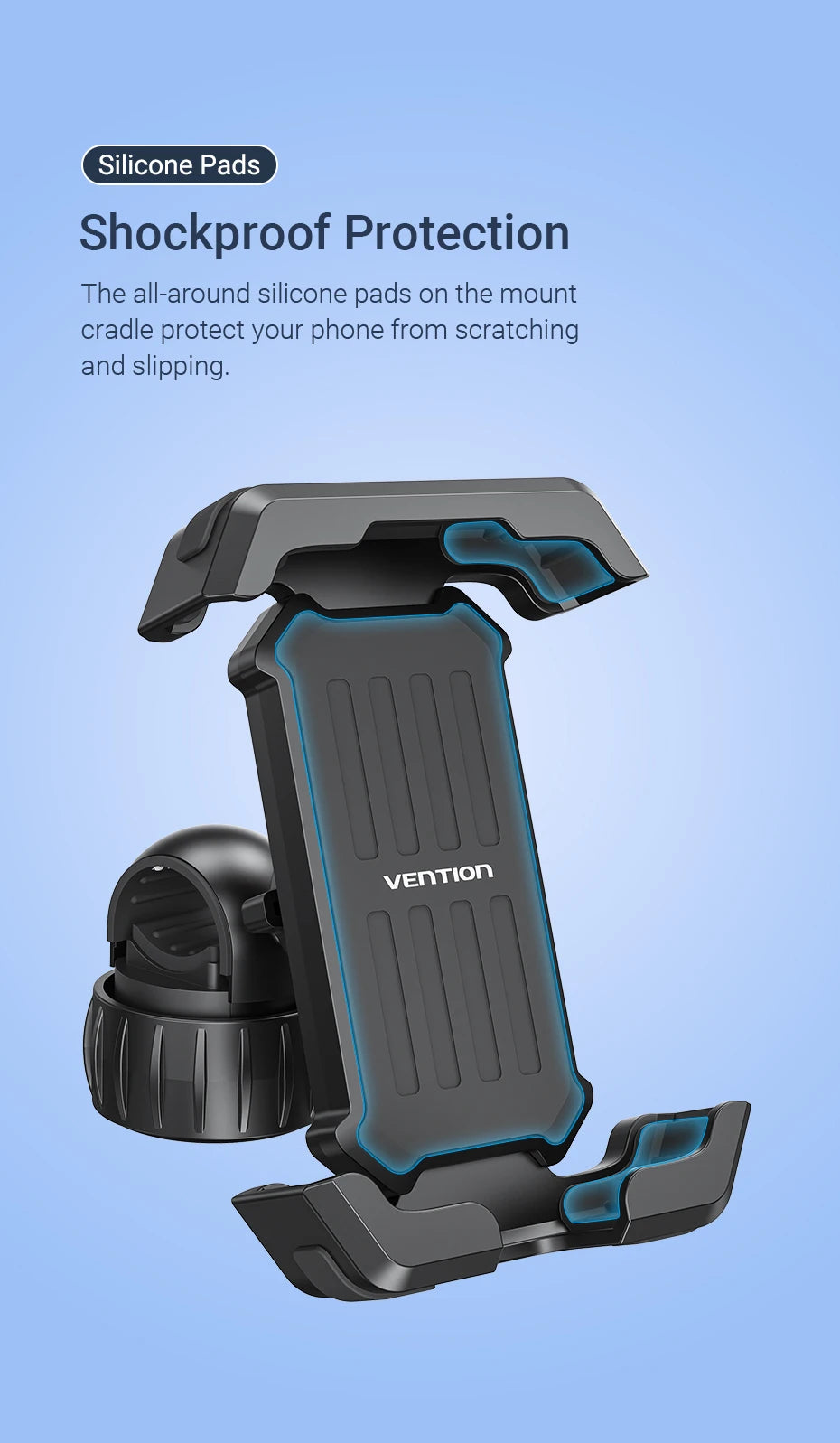 VENTION Universal Adjustable Bike Phone Mount